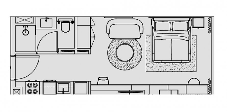 Apartment in Cove Edition 5 in Dubai Residence Complex, Dubai, UAE 37.81 sq.m. № 603764