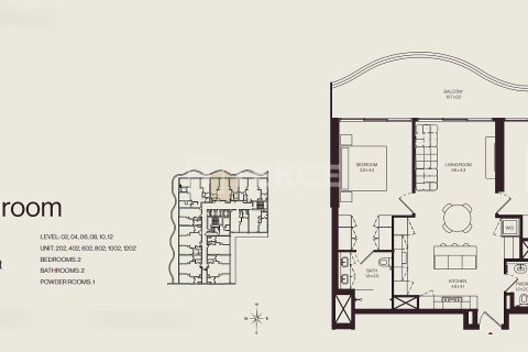 شقة للبيع في دائرة قرية جميرا، دبي، الإمارات العربية المتحدة 3 غرفة نوم ، 170 متر مربع ، رقم 739941 - صورة 25