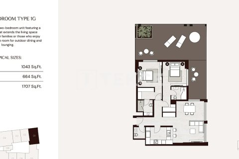 Wohnung zum Verkauf in Jumeirah Village Circle, Dubai, VAE 2 Schlafzimmer, 108 m2 Nr. 689633 - Foto 25