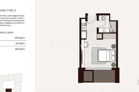 Wohnung zum Verkauf in Jumeirah Village Circle, Dubai, VAE 2 Schlafzimmer, 108 m2 Nr. 689633 - Foto 19