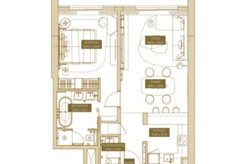 Apartment in Sofitel Residences in Downtown Dubai (Downtown Burj Dubai), UAE 1 bedroom № 704890 - photo 11