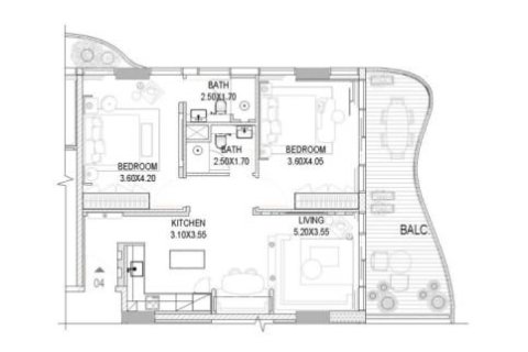Apartment in The Pier Residence in Maritime City, Dubai, UAE 1 bedroom, 65 sq.m. № 704888 - photo 9