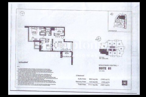 Üürile anda korter asukohaga Downtown Dubai (Downtown Burj Dubai), AÜE: 2 magamistoaga, 111.57650300 m² Nr 703428 - pilt 7