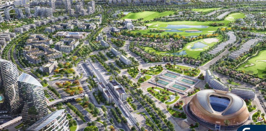 ویلا در Jumeirah Golf Estates، Dubai ، امارات متحده عربی 4 خوابه ، 393 متر مربع.  شماره 666542