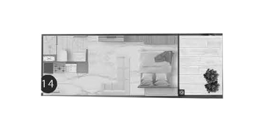 Apartman u Franck Muller Yachting u gradu Maritime City, Dubai, UAE 1 soba, 38 m2 Br. 646070