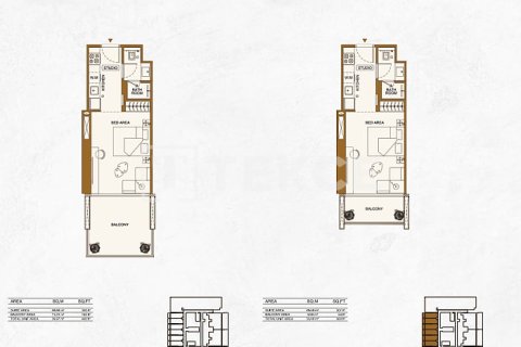 Byt v Jumeirah Village Circle, Dubai, SAE 1 ložnice, 60 m² Č.: 688227 - fotografie 13