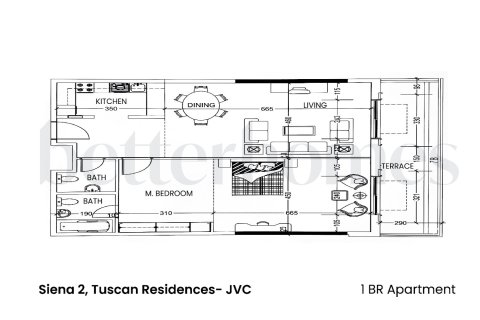 Apartment sa Jumeirah Village Circle, Dubai, UAE 1 silid-tulugan, 118.17 sq.m. № 748645 - larawan 12