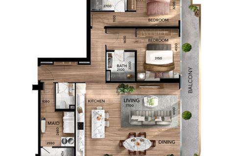 Müüa korter asukohaga Al Reem Island, Abu Dhabi, AÜE: 1 toaline, 33 m² Nr 732357 - pilt 9