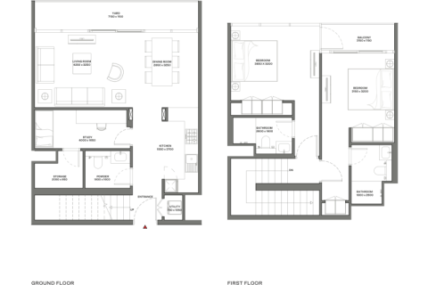 Apartman u Umm Al Quwain, UAE 1 spavaća soba, 48 m2 Br. 690261 - fotografija 11