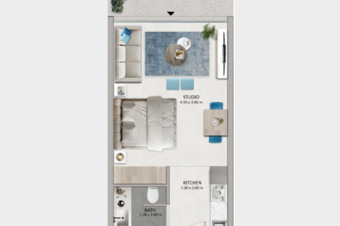 Appartement à vendre à  Yas Island, Abu Dhabi, EAU 1 pièce, 119 m2 № 690262 - photo 3