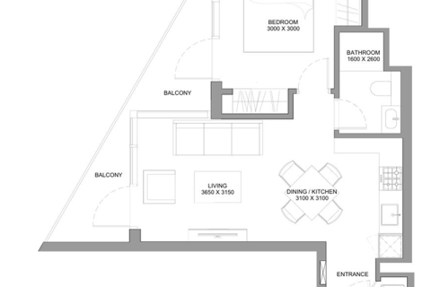 Lägenhet till försäljning i Dubai, UAE 1 sovrum, 289 kvm Nr. 690264 - fotografi 6