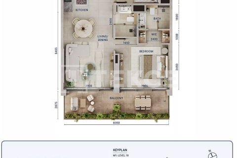 Huoneisto Dubai, Arabiemiraatit 2 makuuhuonetta, 95 m2 № 695659 - kuva 14