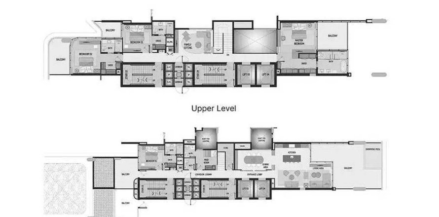 Palm Jumeirah, Dubai, BAE’de daire 4 yatak odası, 416.95 m&sup2; No 714853