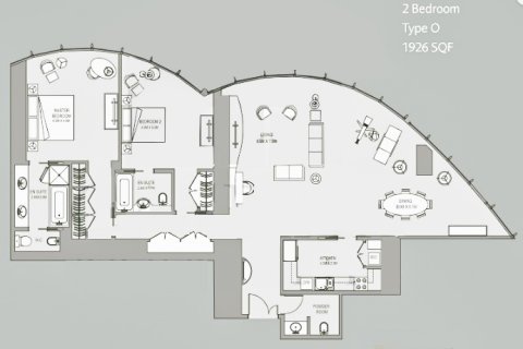 Appartement te koop in Downtown Dubai (Downtown Burj Dubai), Dubai, VAE 2 slaapkamers, 179 vr.m., nr 697463 - foto 2