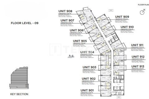 Dubai、UAE にあるマンション販売中 1ベッドルーム、74 m2、No693301 - 写真 12