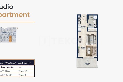 Müüa korter asukohaga Jumeirah Village Circle, Dubai, AÜE: 2 magamistoaga, 122 m² Nr 693304 - pilt 24
