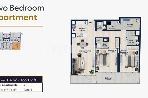 Müüa korter asukohaga Jumeirah Village Circle, Dubai, AÜE: 2 magamistoaga, 122 m² Nr 693304 - pilt 26