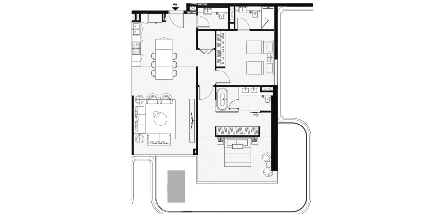 Floor plan in V1stara House 2