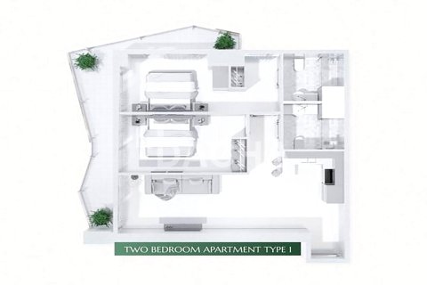 Apartmen di Jumeirah Lake Towers, Dubai, UAE 2 bilik tidur, 100 meter persegi № 706572 - foto 15