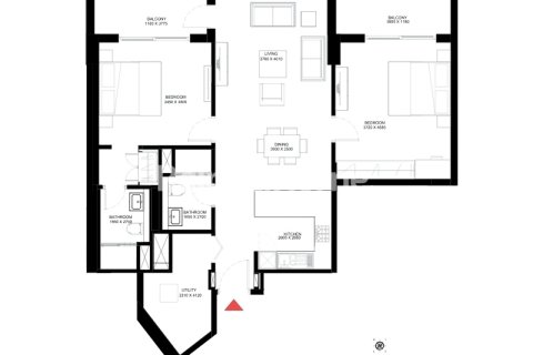 Apartment til salg i Mohammed Bin Rashid City, Dubai, UAE 2 soveværelser, 106.6 kvm № 707641 - foto 23