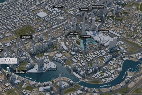 Apartment til salg i Business Bay, Dubai, UAE 2 soveværelser, 134.3 kvm № 694361 - foto 11