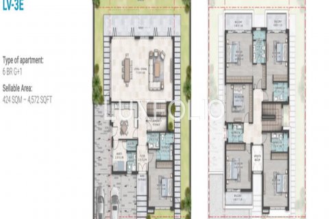 Vila v Damac Lagoons, Dubai, SAE 6 ložnice, 509 m² Č.: 627428 - fotografie 19