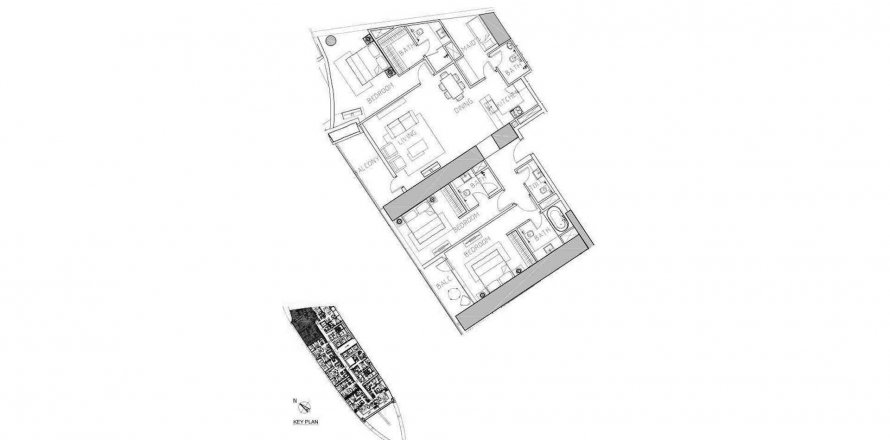 Apartmán v SAFA TWO v Al Safa, Dubai, SAE 3 spálne, 180.4 m2 č. 294969
