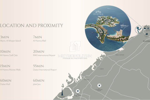Διαμέρισμα σε Al Marjan Island, Ras Al Khaimah, ΗΑΕ 2 υπνοδωμάτια, 127 τ.μ. Αρ. 665434 - φωτογραφία 11