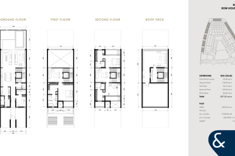 Radový dom v Mohammed Bin Rashid City, Dubai, SAE 4 spálne, 507 m2 č. 666765 - Fotografia 11
