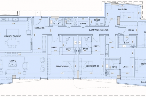 Penthouse di Dubai, UEA 4 kamar tidur, 276 m2 nomor 603928 - foto 10