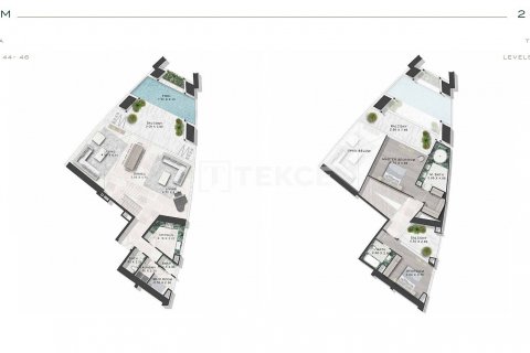 Střešní byt v Al Safa, Dubai, SAE 4 ložnice, 266 m² Č.: 565117 - fotografie 29