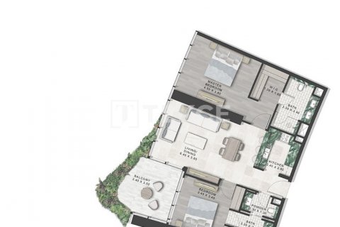 Střešní byt v Al Safa, Dubai, SAE 4 ložnice, 266 m² Č.: 565117 - fotografie 27