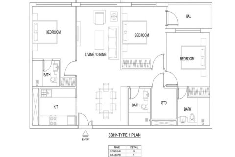 Apartman u gradu Dubai, UAE 3 spavaće sobe, 119.7 m2 Br. 701461 - Slika 16