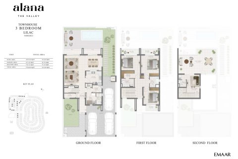 Řadový dům v The Valley, Dubai, SAE 3 ložnice, 346 m² Č.: 704634 - fotografie 3