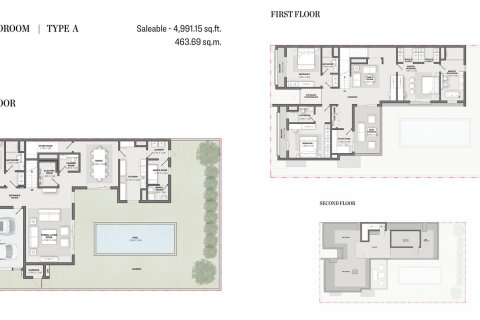 Villa till försäljning i Dubai, UAE 4 sovrum, 463 kvm Nr. 704636 - fotografi 6