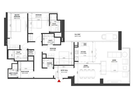 Apartment til salg i Dubai, UAE 1 soveværelse, 71 kvm № 704638 - foto 9