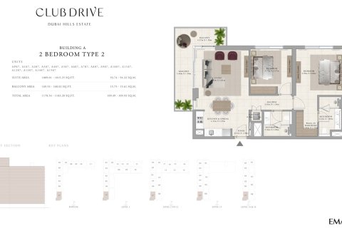 Apartman u gradu Dubai Hills Estate, UAE 1 spavaća soba, 68 m2 Br. 704635 - Slika 5