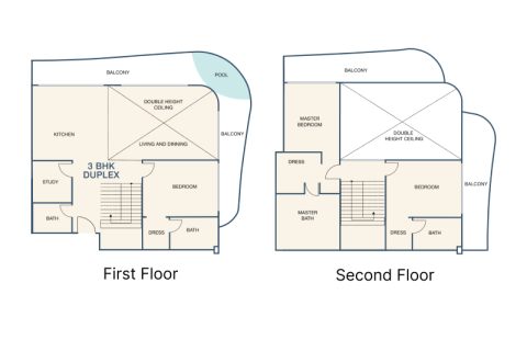 Lägenhet till försäljning i Dubai, UAE 1 sovrum, 89 kvm Nr. 689793 - fotografi 7