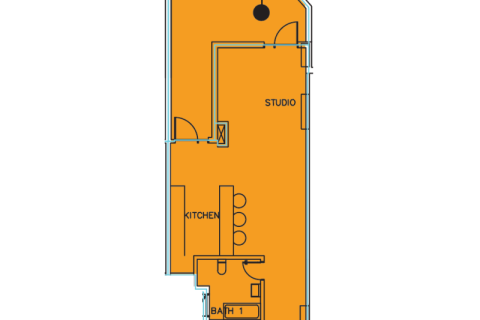 Apartment til salg i Mirdif, Dubai, UAE 1 værelse, 98 kvm № 689877 - foto 4