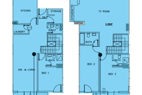 Apartment til salg i Mirdif, Dubai, UAE 1 værelse, 98 kvm № 689877 - foto 8