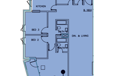 Apartment til salg i Mirdif, Dubai, UAE 1 værelse, 98 kvm № 689877 - foto 7