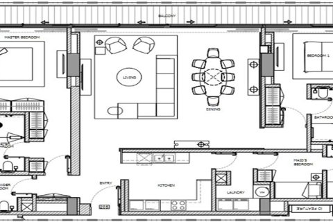 Lakás itt: Dubai, EAE, 1 szoba, 48 m², azonosító: 704306 - fénykép 11
