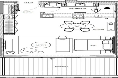 Lakás itt: Dubai, EAE, 1 szoba, 48 m², azonosító: 704306 - fénykép 9
