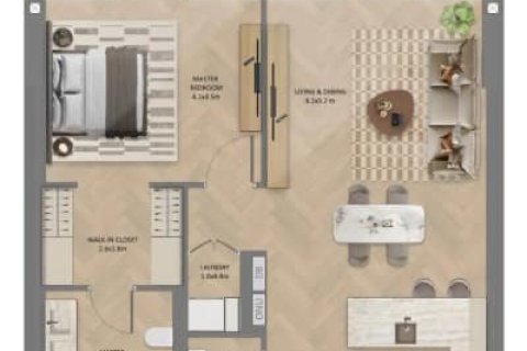 Apartament në Saadiyat Island, Abu Dhabi, Emiratet e Bashkuara Arabe 1 dhomë gjumi, 89 m2. № 704305 - Foto 11