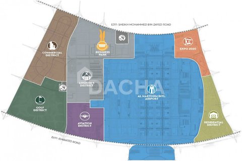 Huvila Dubai South (Dubai World Central), Arabiemiraatit 5 makuuhuonetta, 562 m2 № 710304 - kuva 10