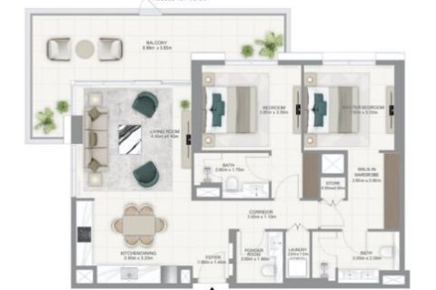 Lakás itt: Dubai Hills Estate, EAE, 1 hálószoba, 81 m², azonosító: 704553 - fénykép 11