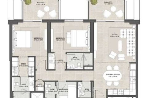 Lakás itt: Dubai Hills Estate, EAE, 1 hálószoba, 84 m², azonosító: 704548 - fénykép 14