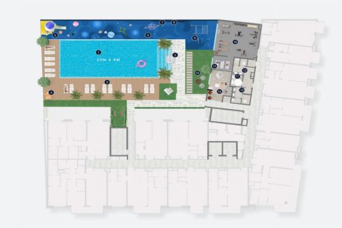 Wohnung zum Verkauf in Town Square, Dubai, VAE 1 Schlafzimmer, 61 m2 Nr. 696651 - Foto 15