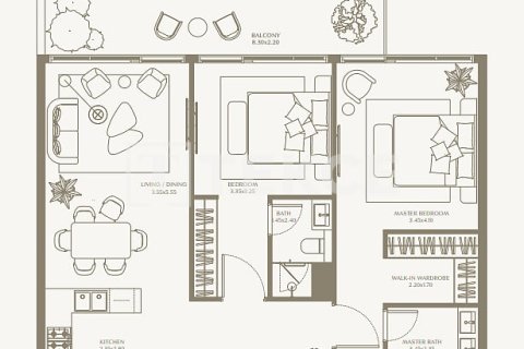 Duplex di Umm Al Quwain, UEA 3 kamar tidur, 437 m2 nomor 692016 - foto 24