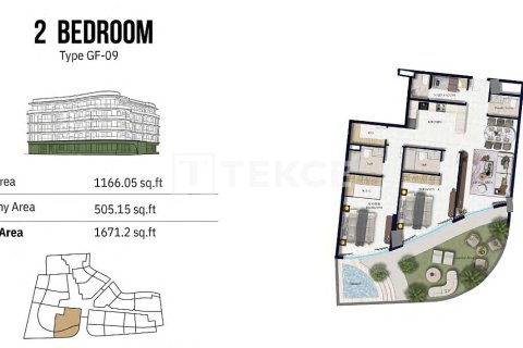 דירה למכירה ב Jumeirah Village Circle, Dubai, איחוד האמירויות  2 חדרי שינה, 96 מ"ר, מספר 692018 - תמונה 30